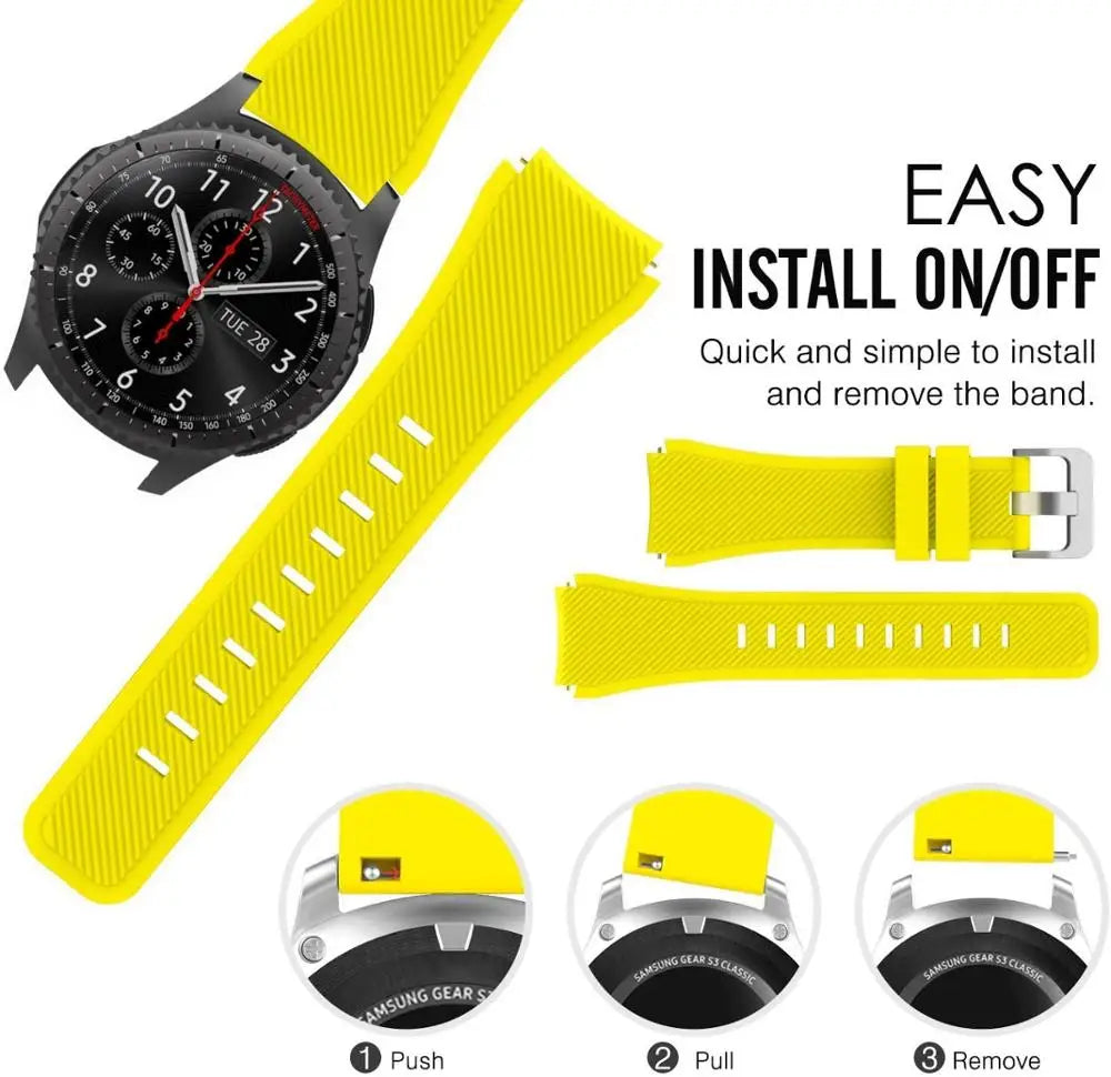 Huawei Watch Gt 2 Strap for Samsung Galaxy Watch 46Mm/Active Gear S3 Frontier Amazfit Bip/Gtr 47Mm Bracelet 20Mm 22Mm Watch Band
